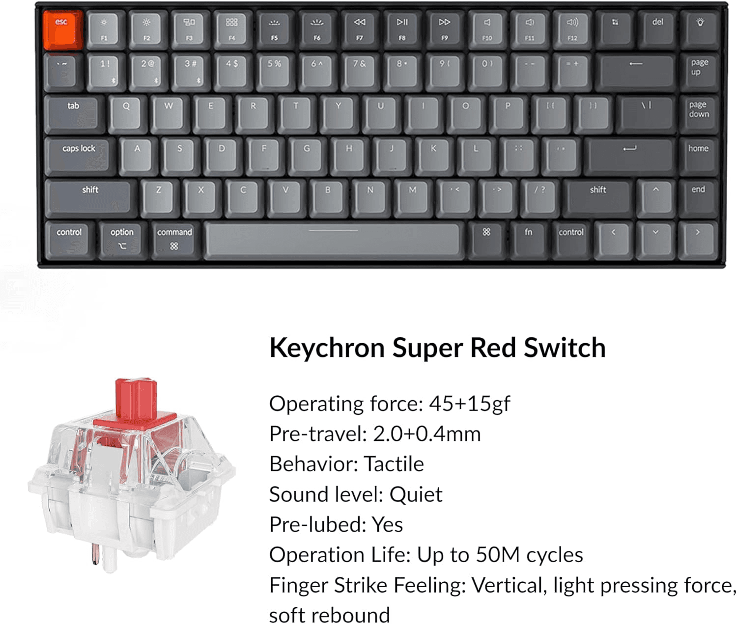 Keychron K2 Mechanical Keyboard - Image 4