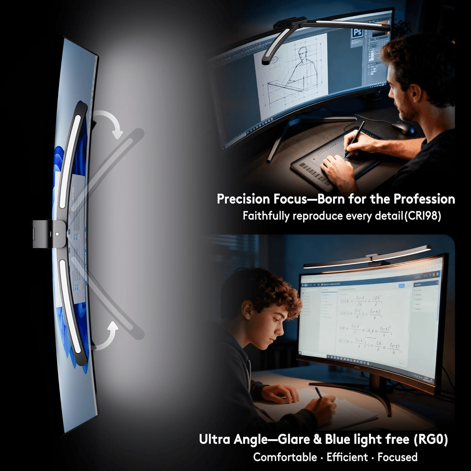 Quntis Curved Monitor Light Bar - Image 2